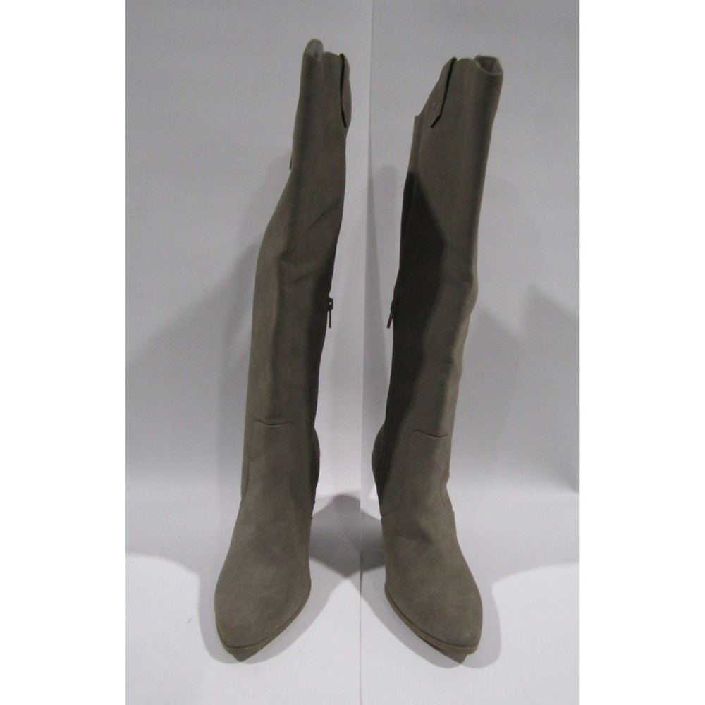 A.N.A. Tall Knee High Boots Women's Size 8.5 Taupe Faux Suede Side Zip NWT - Picture 5 of 9